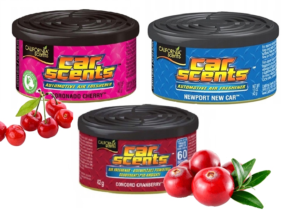 

California Car Scents Cherry New Ceanberry Zapach