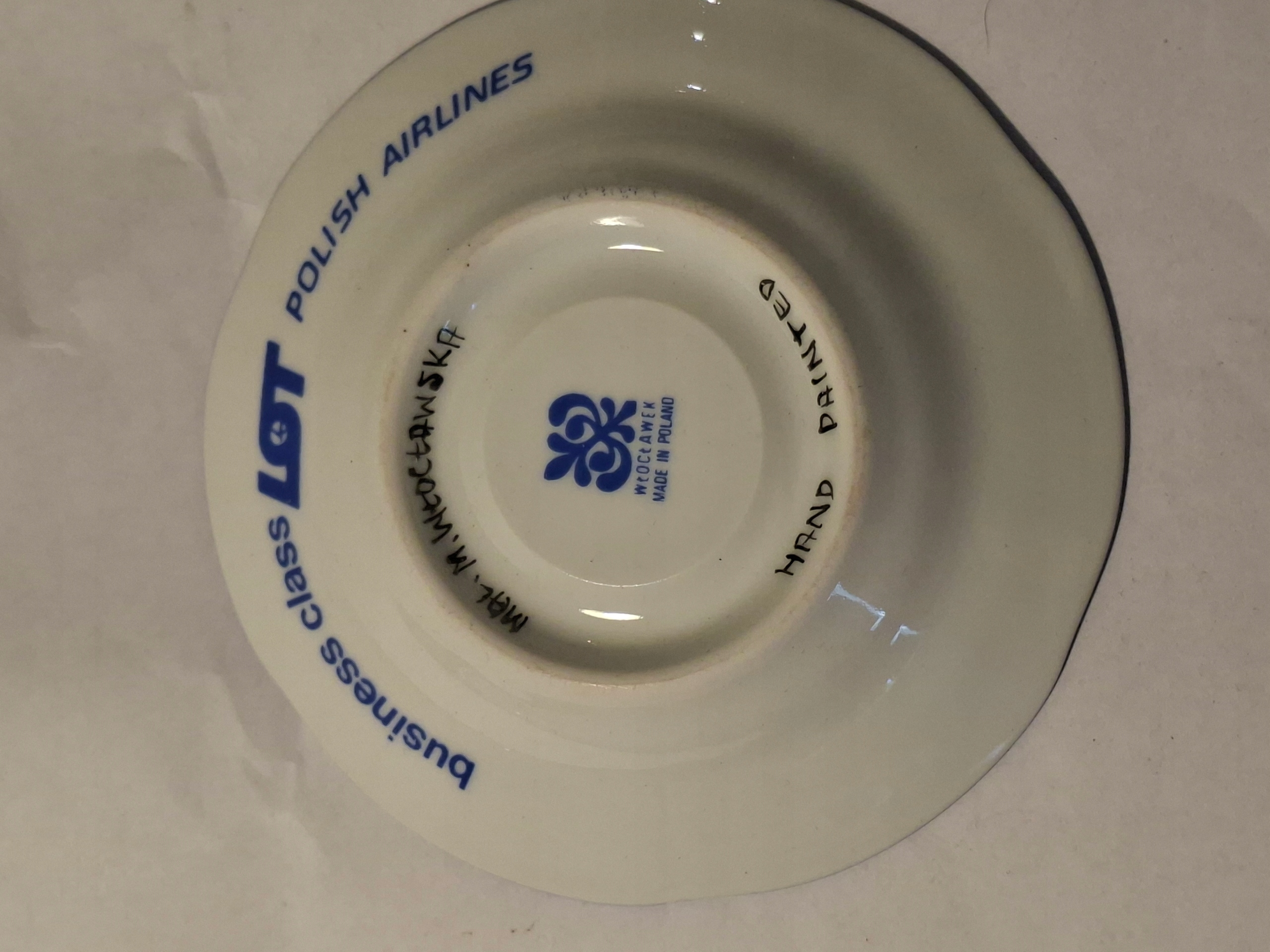 Włocławek reklama LOT samolot PLL LOT