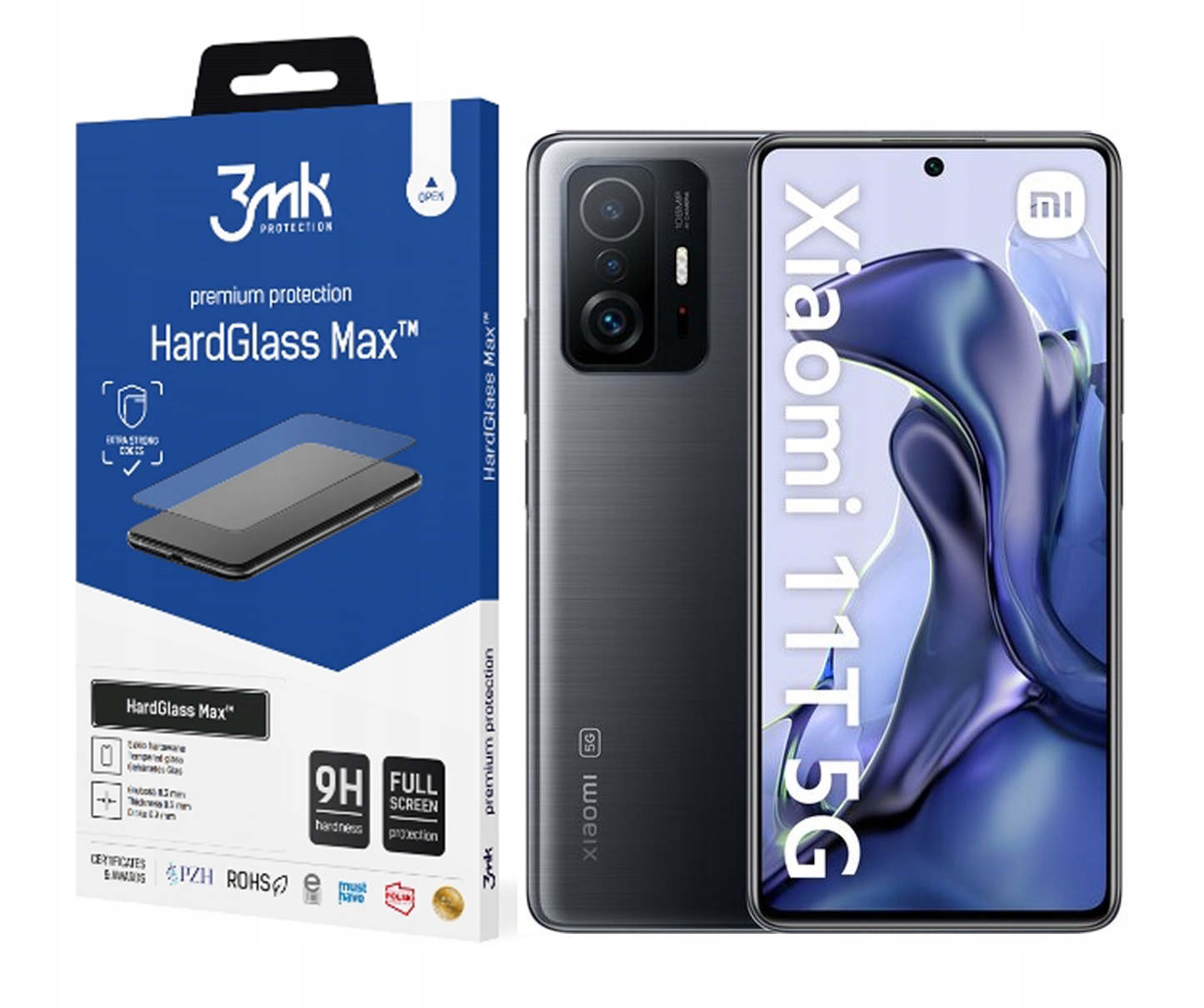 

Hardglass Max 3MK do Xiaomi Mi 11T Mi 11T Pro