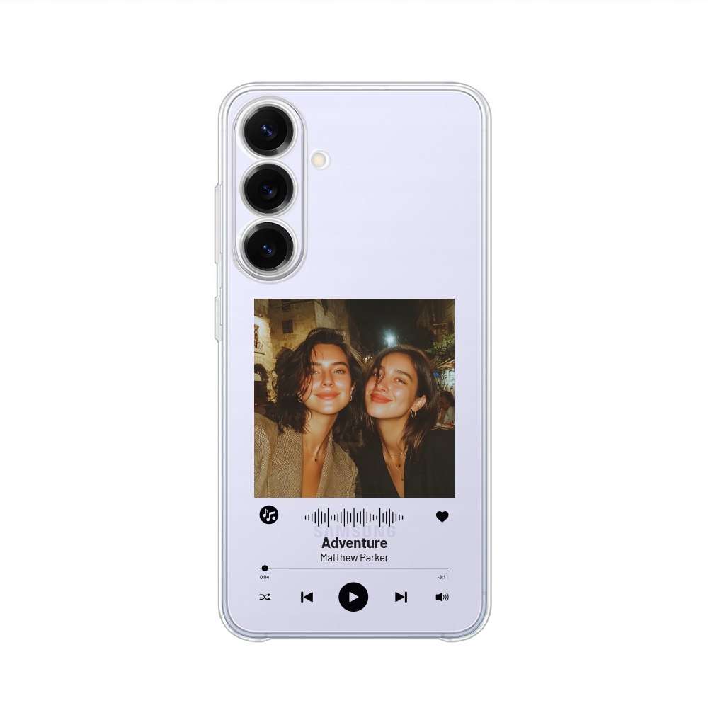 Etui do Samsung Galaxy S25 Fe, z własnym zdjęciem i piosenką