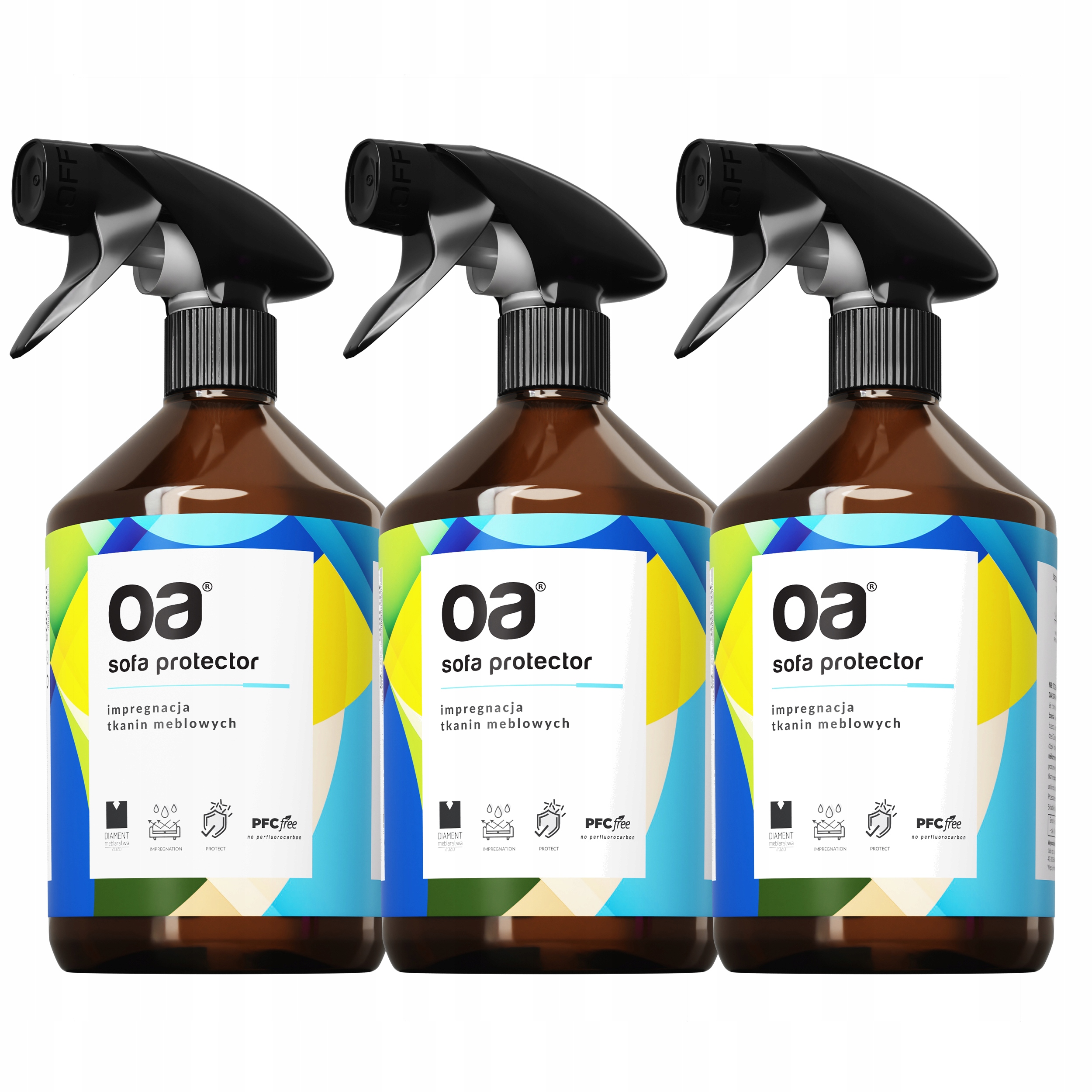 Prostriedok na Impregnáciu Tkanín, hydrofóbna vrstva Sofa Protector 500 ml x3