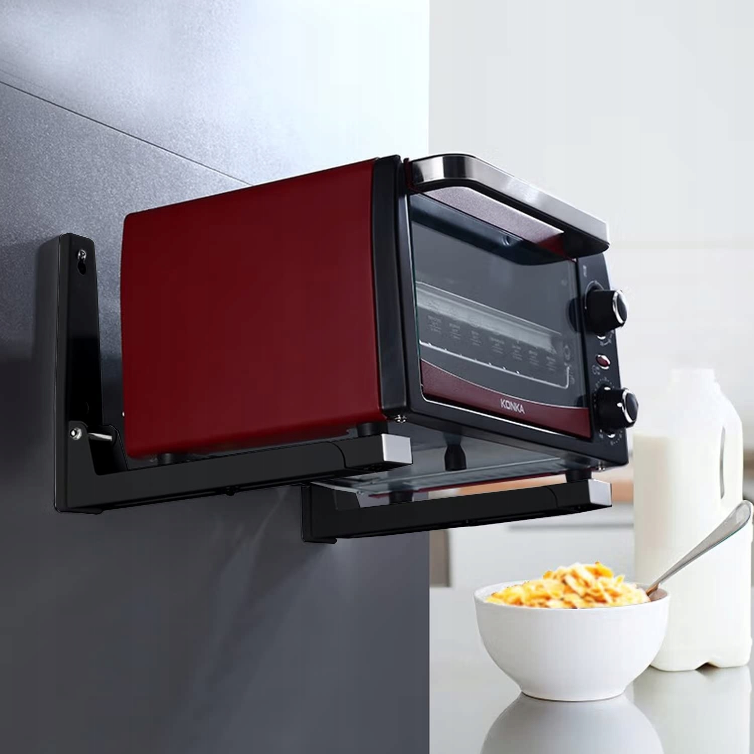 ZESTAW 2 UCHWYTÓW ŚCIENNYCH DO MONTAŻU KUCHENKI MIKROFALOWEJ Kod producenta UCHWYT NAŚCIENNY DO KUCHENKI MIKROFALOWEJ