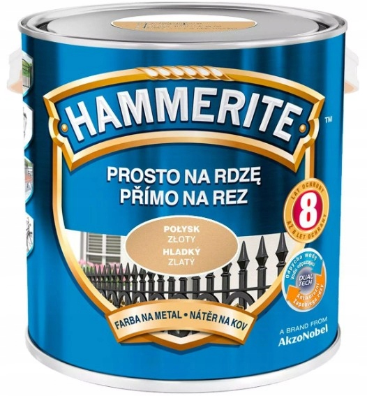 

Hammerite Połysk Złoty 0,25 L