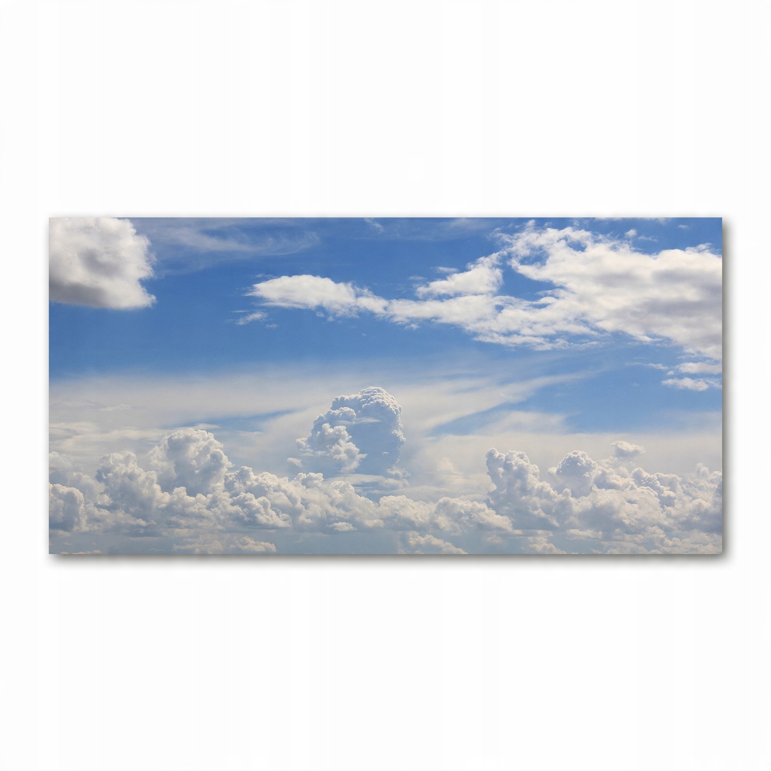 

Foto obraz szkło akryl Chmury na niebie 120X60 cm