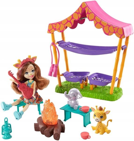 

Zestaw Lalka Enchantimals Biwak Na Sawannie Mattel