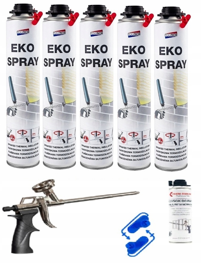 Polynor Eko izolace stříkací pěna pur Zateplení Podkroví Garáže