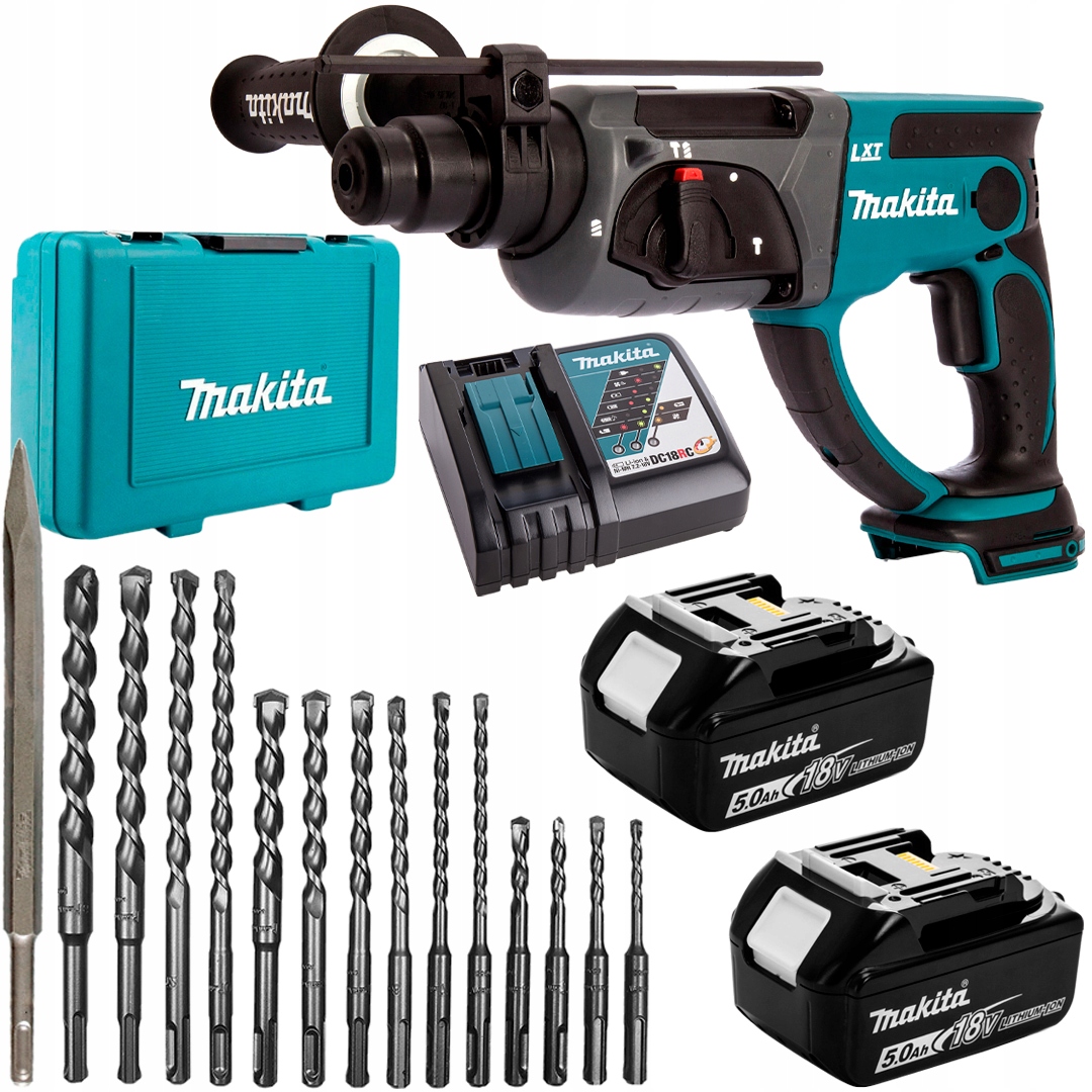Vrtací kladivo Sds+ 18V 1,9J Makita DHR202RTE akc.