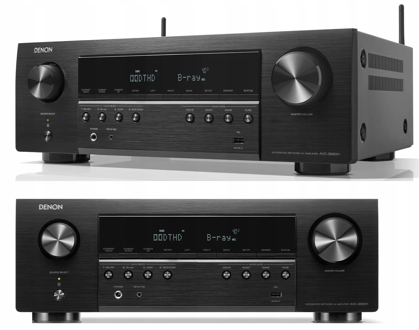 JBL STAGE A190 + A130 + A125C + DENON AVC-S660H = KOMPLETNE KINO DOMOWE 5.0 Stan opakowania oryginalne