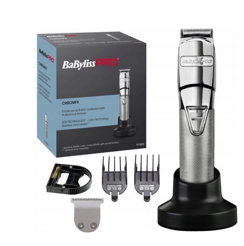 BaByliss PRO CHROMFX FX7880E trymer bezprzewodowy ostrze T-blade