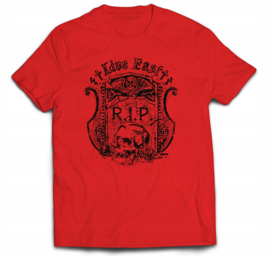 

Koszulka Czaszka Skull Rip Rest In Peace Śmierć M