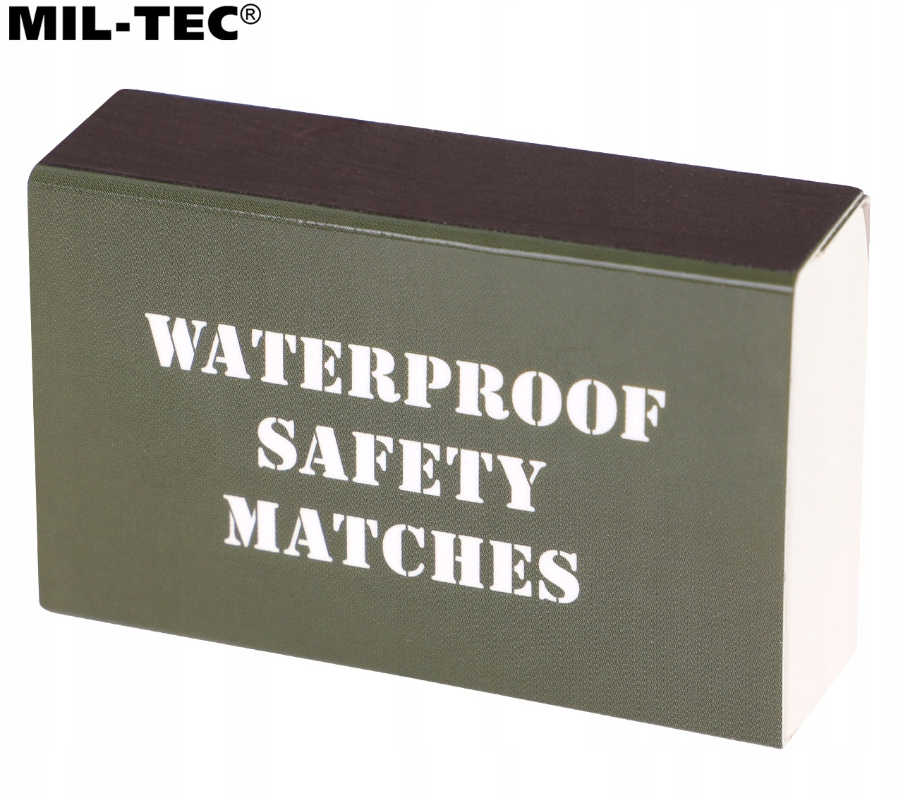 Zestaw Zapałki Wodoodporne + Pudełko Krzesiwo Lusterko Syngałowe Mil-Tec Kod producenta 000000000000005882