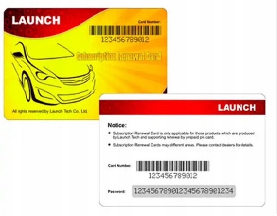 Aktualizace 1 Rok testeru Launch X-431 Pad VII 12 Měsíců Update Launch