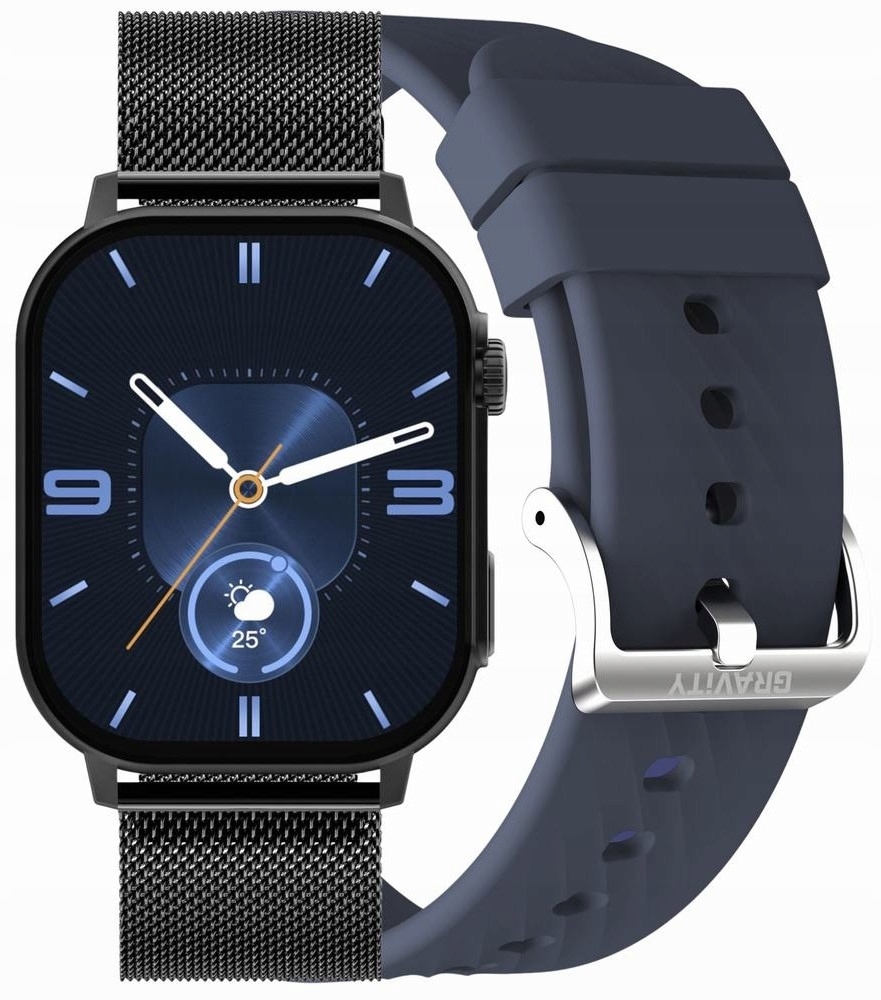 Chytré Hodinky Gravity GT15-12 černé, tmavě modré