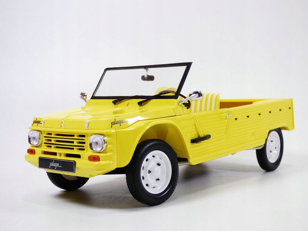 Norev Citroen Mehari Plage 1983 Yellow 1:18