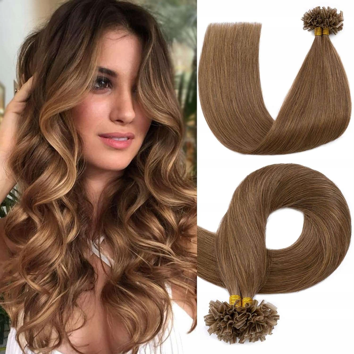 S-Noilite Příchytky světle hnědé #6 13'' Clip In