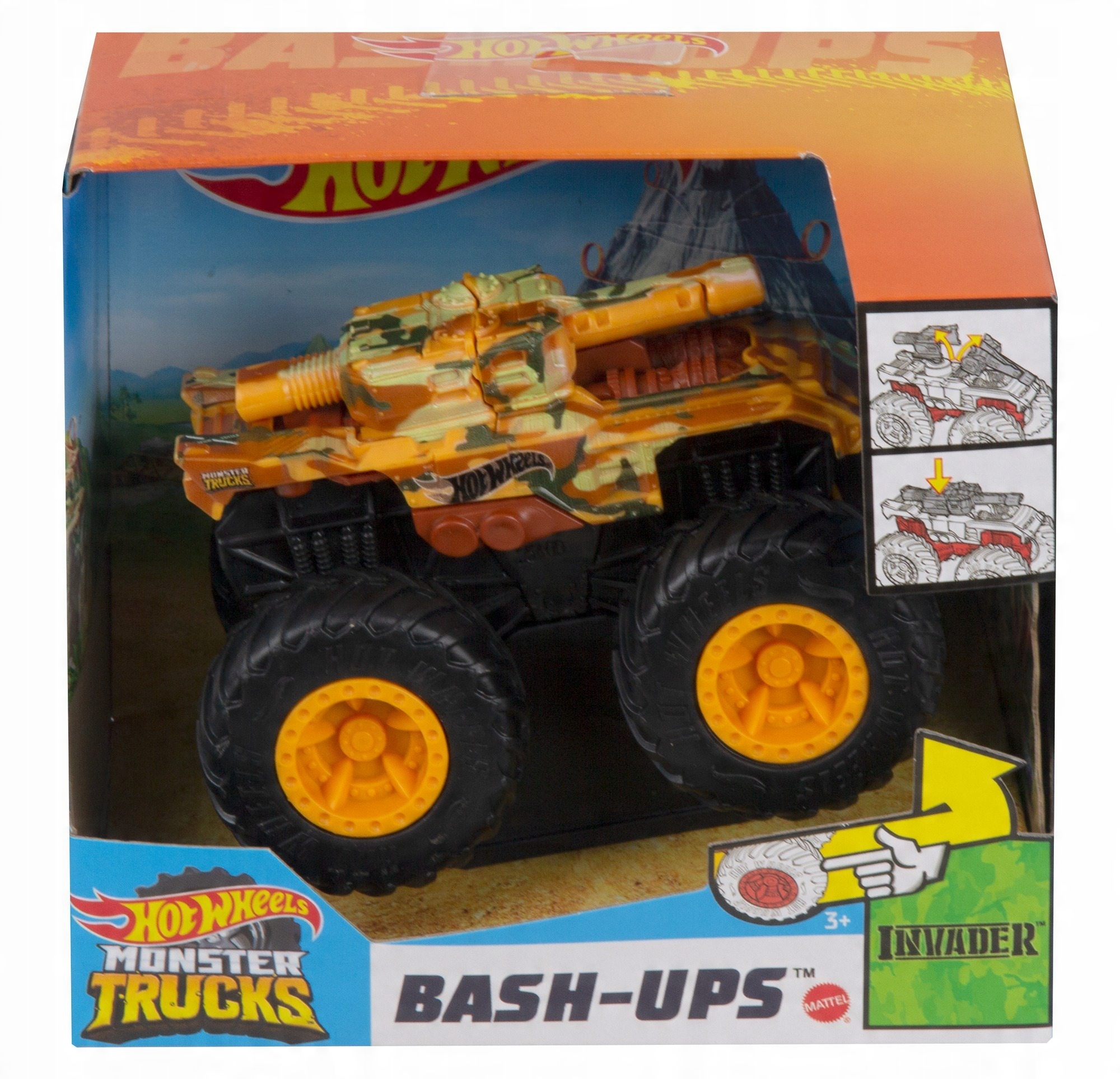 Monster Trucks Hot Wheels Kraksa Invader HBY56