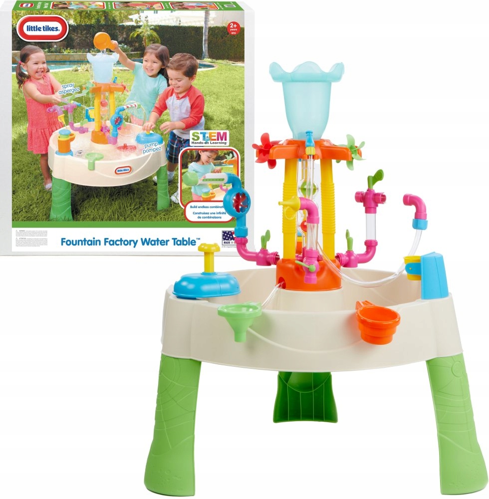 Stół Wodny Piaskownica Dla Dzieci Fabryka Fontann Little Tikes Park