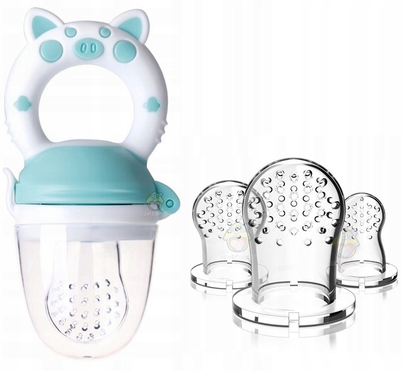 

Bibi Zestaw Silikonowy Gryzak Do Karmienia Pokarmu