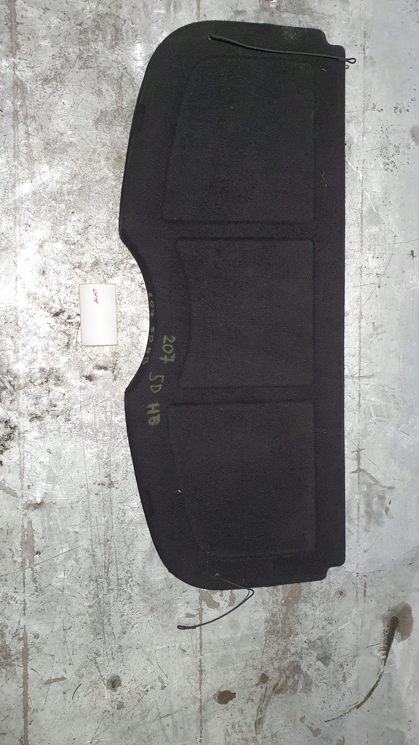 PEUGEOT 207 5D HB PÓŁKA BAGAŻNIKA TYŁ TYLNA Numer katalogowy części HATCHBACK 5 DRZWI