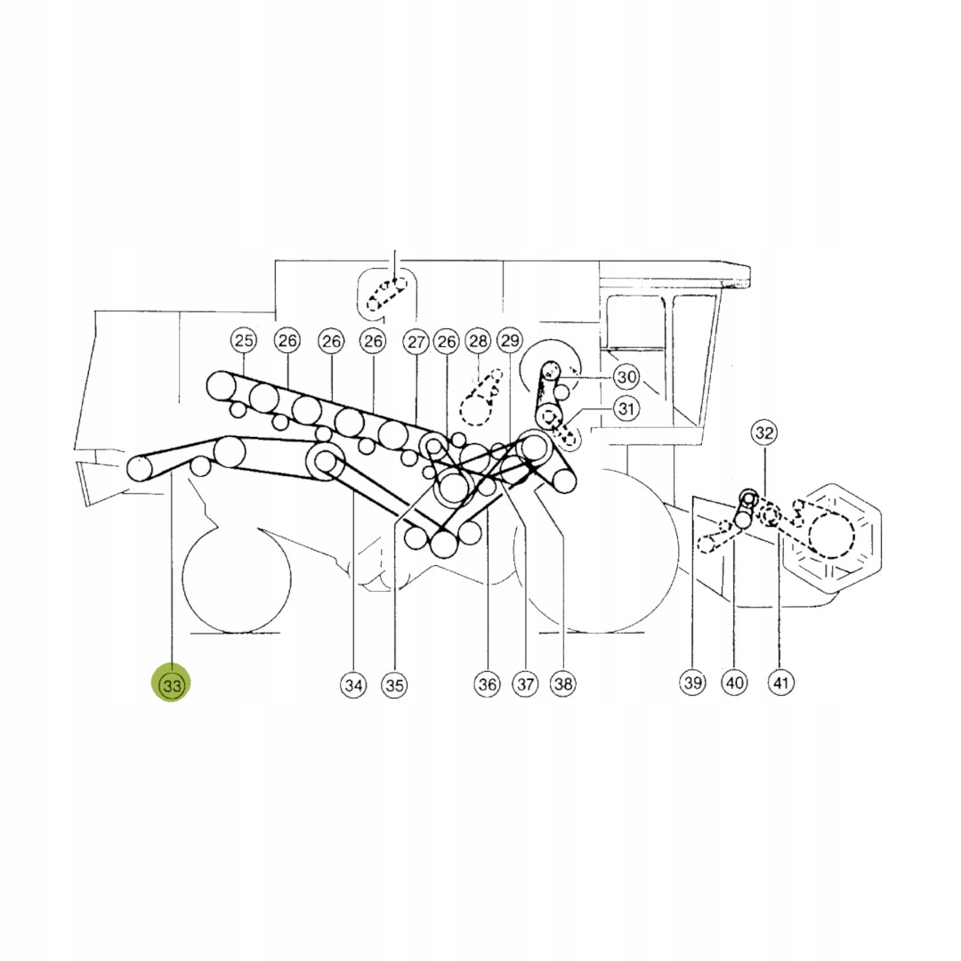 Pasek klinowy Claas 061701.2 Gates 1402358 Numer katalogowy części 061701.2