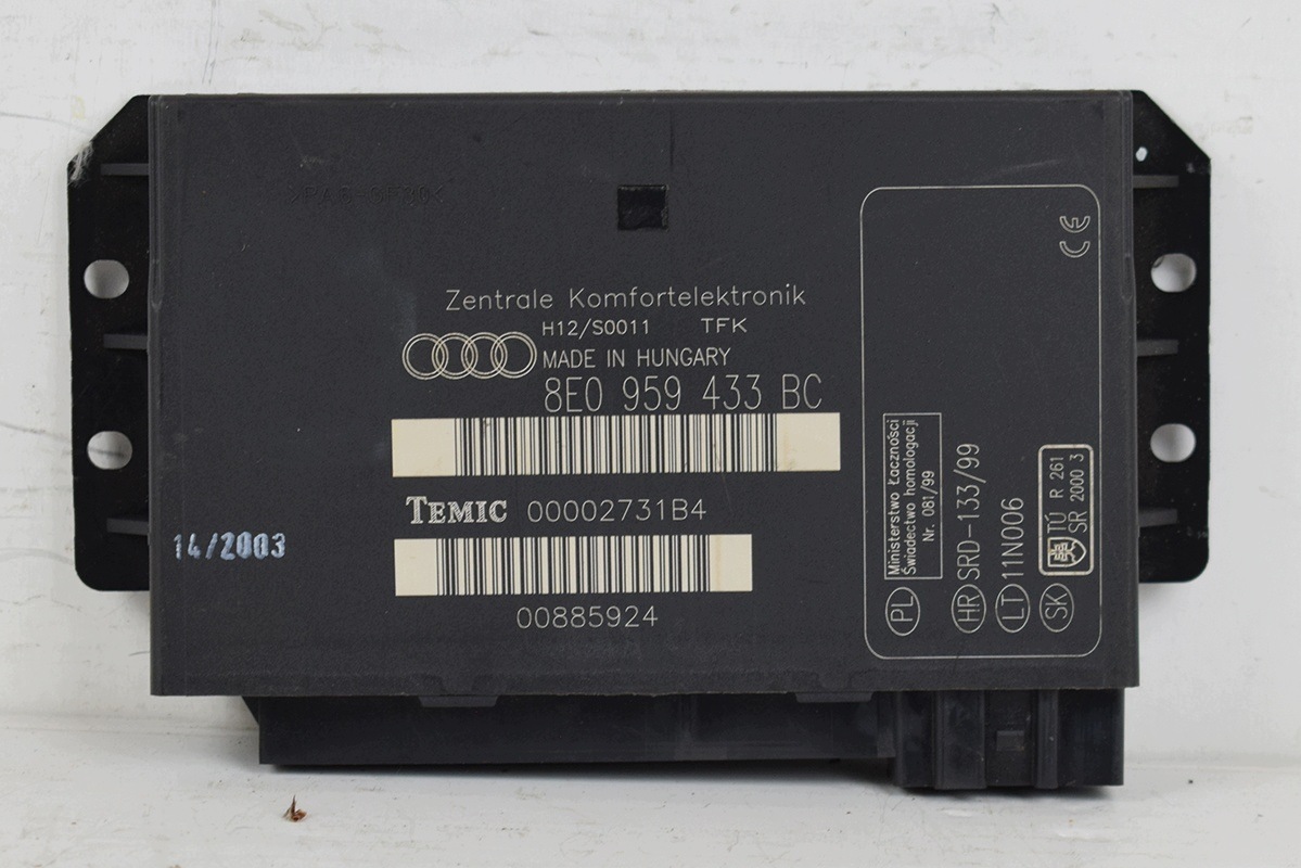 comfort control unit * AUDI A4 B6 8E0959433BC