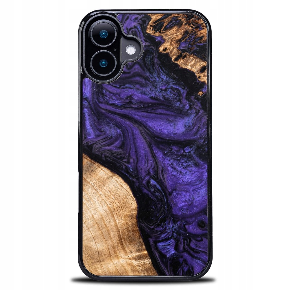 Pouzdro Bewood Unique pro iPhone 16 Plus fialový