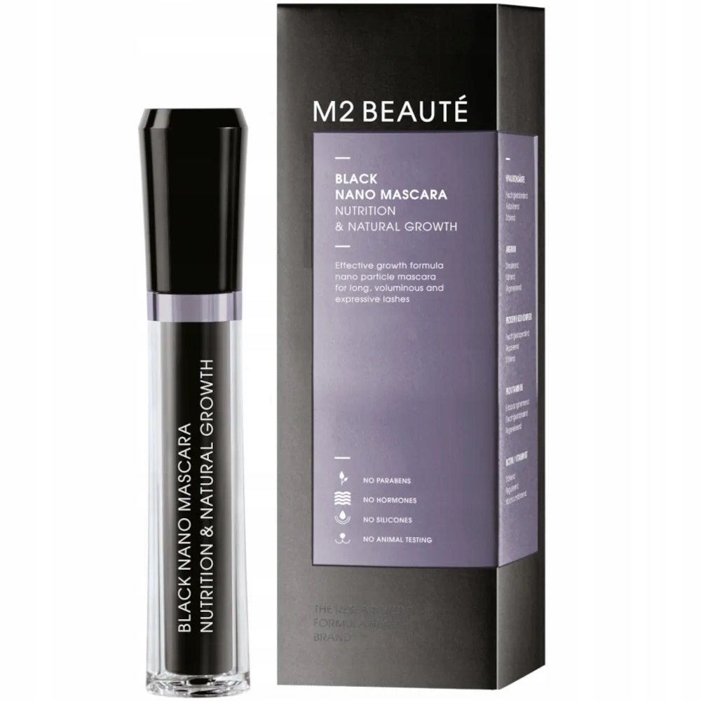 M2 Beaute Black Nano Mascara řasenka 6 ml