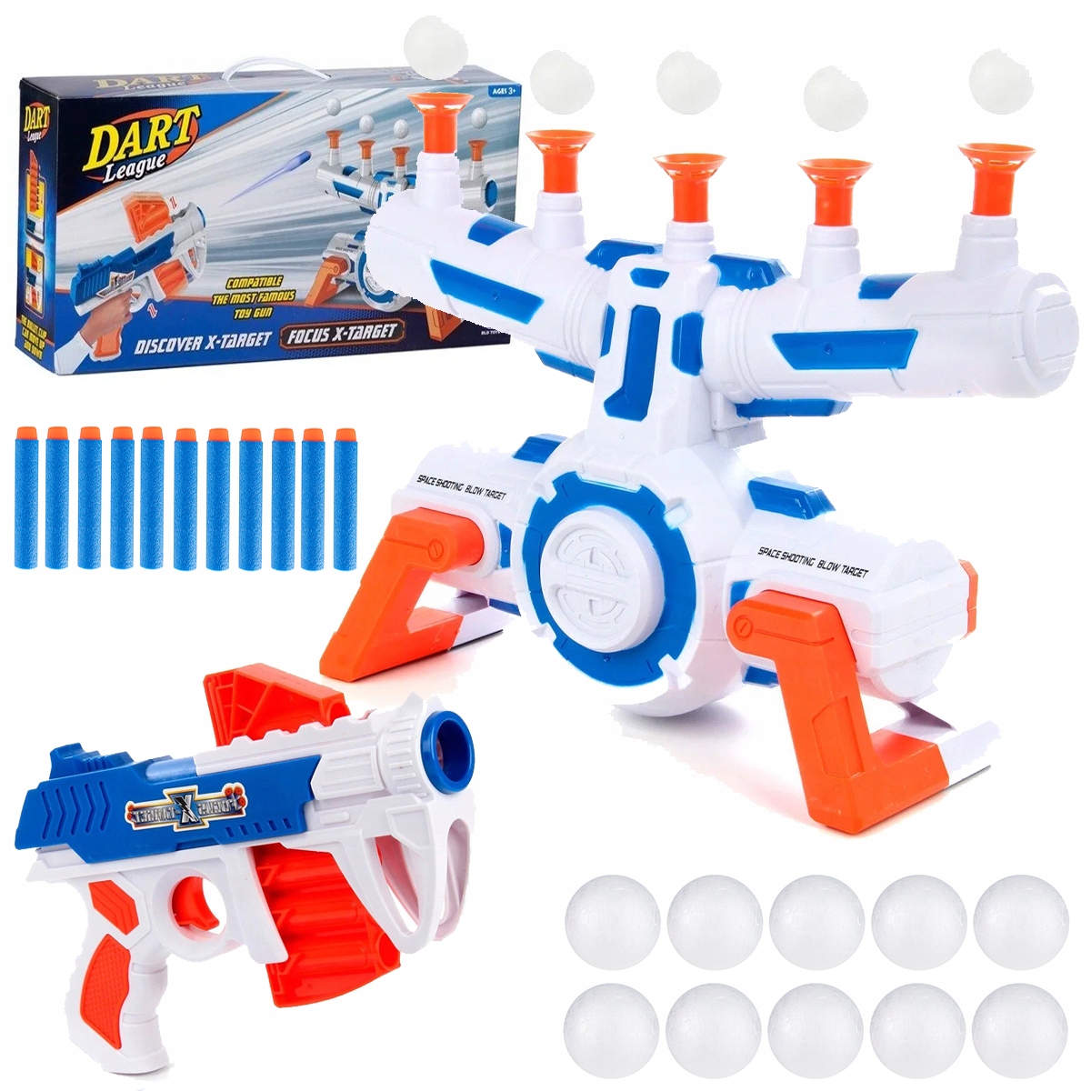 

Wyrzutnia Tarcza Elektroniczna Pistolet Pociski
