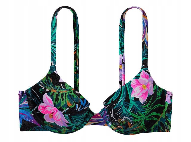 Koupací hora Victoria's Secret push-up Icon květy 70C (32C)