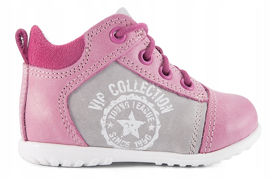 EMEL E2069-19 TRZEWIKI PÓŁBUTY DZIEWCZĘCE Róż 19 Płeć dziewczynki