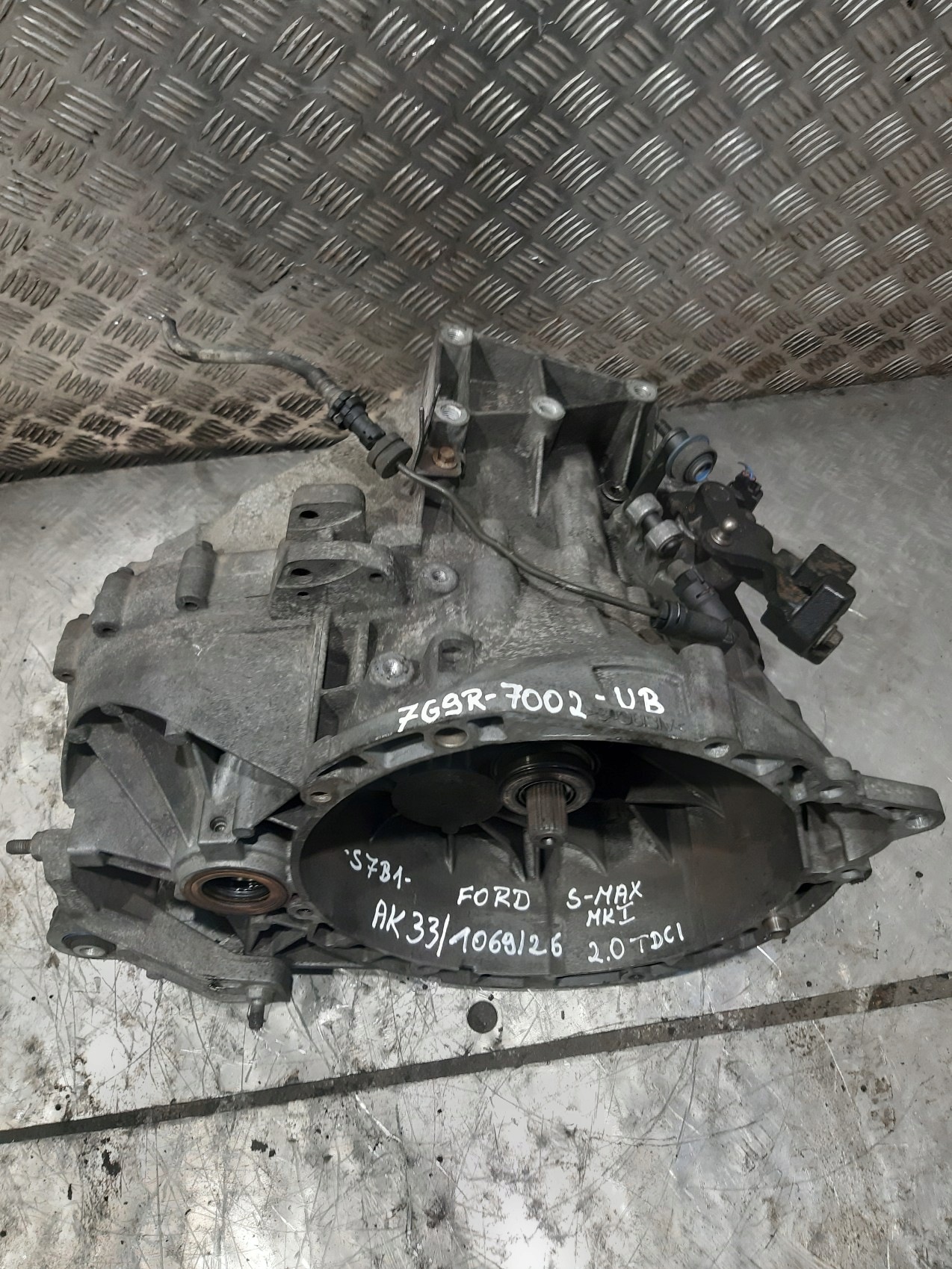 gearbox, 7G9R-7002-UB FORD S-MAX MK1 2.0 TDCI
