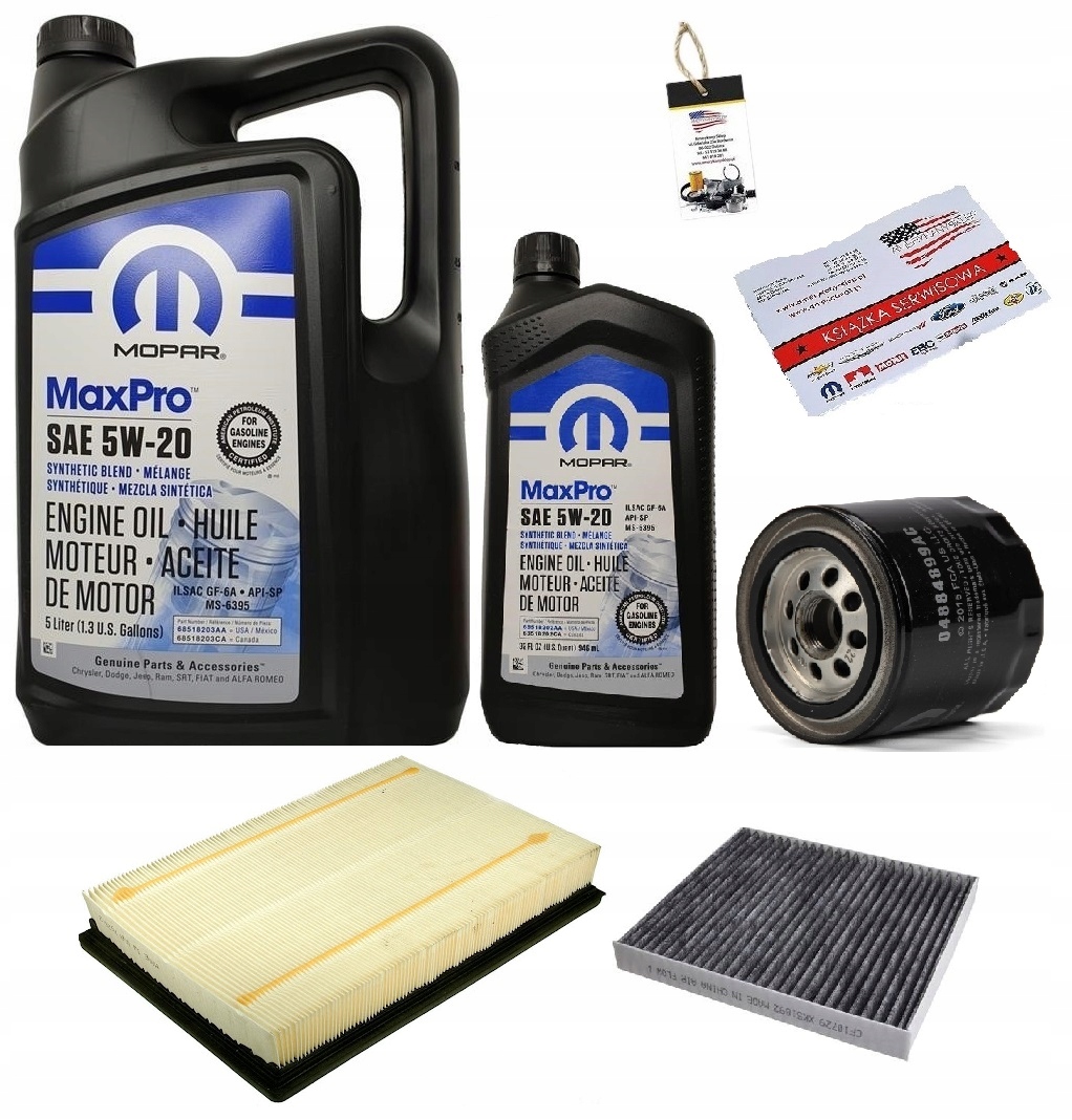 MOPAR 5W20 + FILTRY RAM 1500 4,7 11-13
