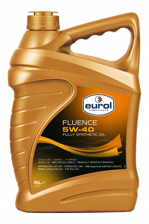 

Eurol Fluence 5W40 5L Vw 505.01 C3