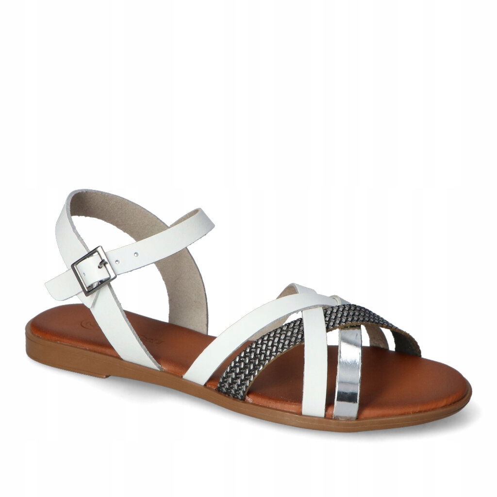 Sandály Cambell 25-64008WH Bílé 40