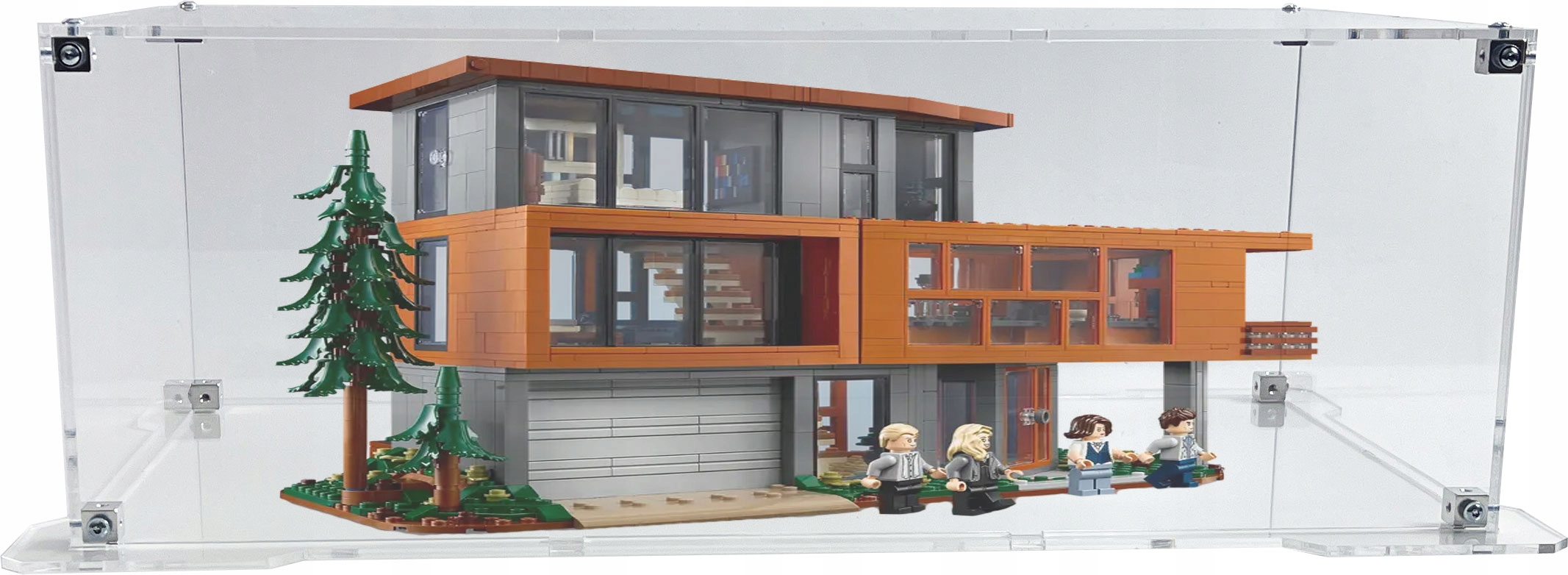 Vitrína s podstavcem Drewlandia pro stavebnici Lego 21354 Soumrak domu Cullenových