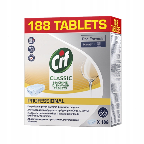 

Tabletki Do Zmywarki Cif Professional 188 szt.