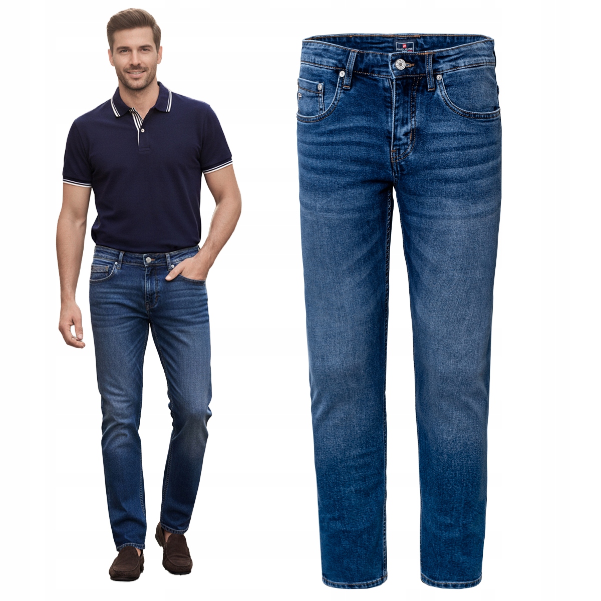 Pánské elastické džíny Mark Comfort Fit W35/L30 Pako Jeans