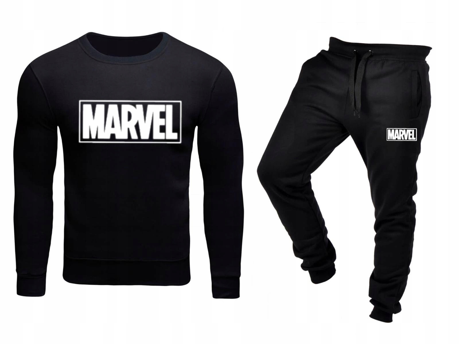 

Komplet Dresowy Dres Męski Marvel Czarny XL