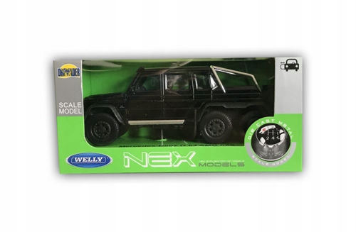 

Mercedes G63 Amg Czarny Metalowy Model 1:34 Welly