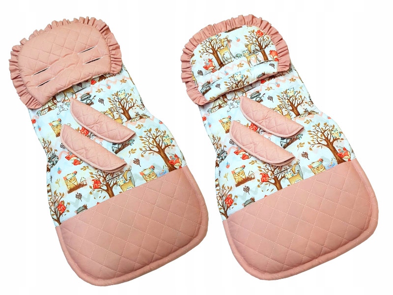 WKŁADKA DO SPACERÓWKI PIKOWANA Z PODUSZKĄ I PASAMI Marka EMA