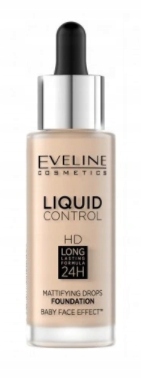 

Eveline Liquid Control Hd podkład nr. 005 Ivory
