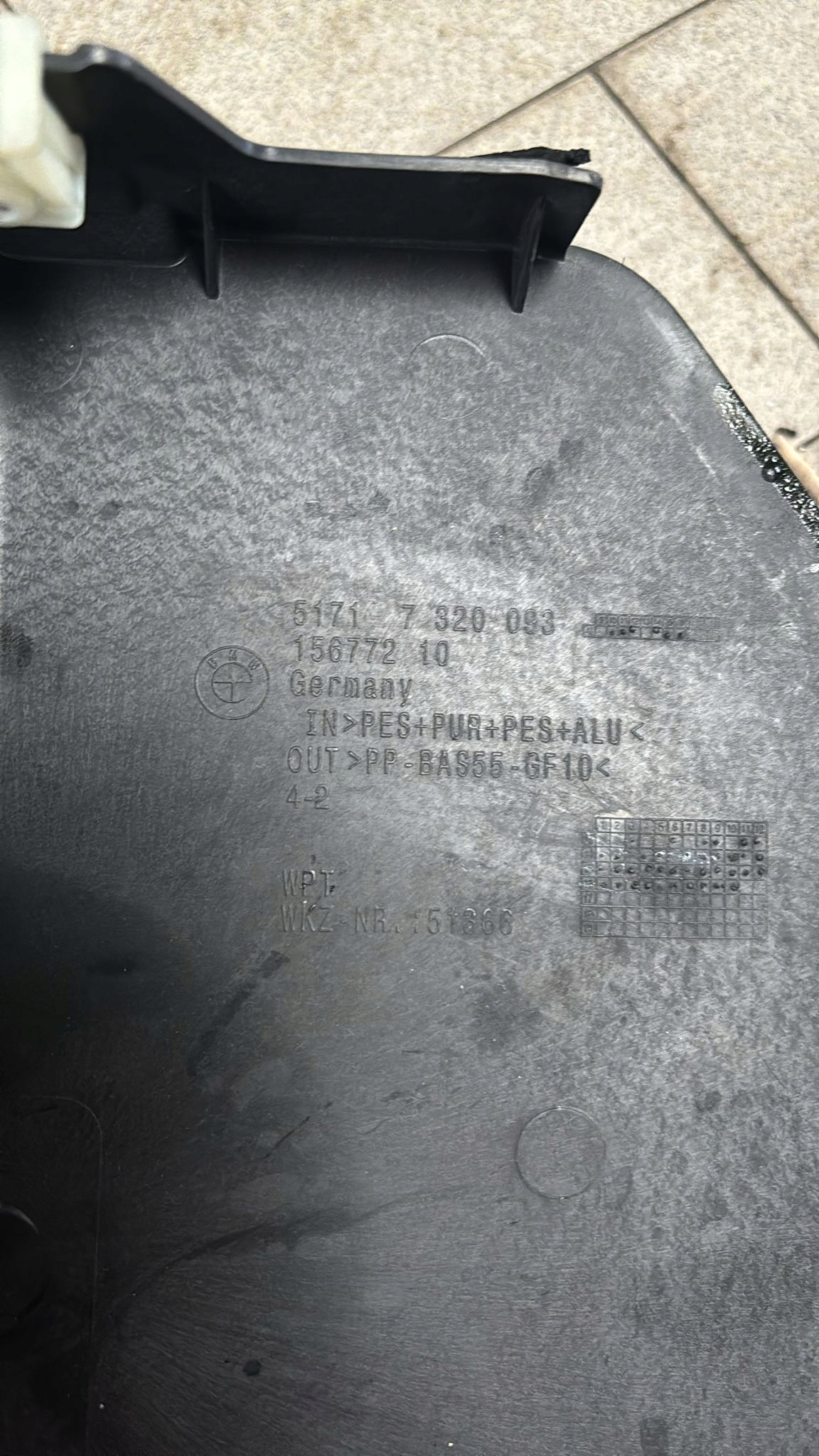 OSŁONA TERMICZNA MINI ONE F56 7320093 Producent części Mini OE