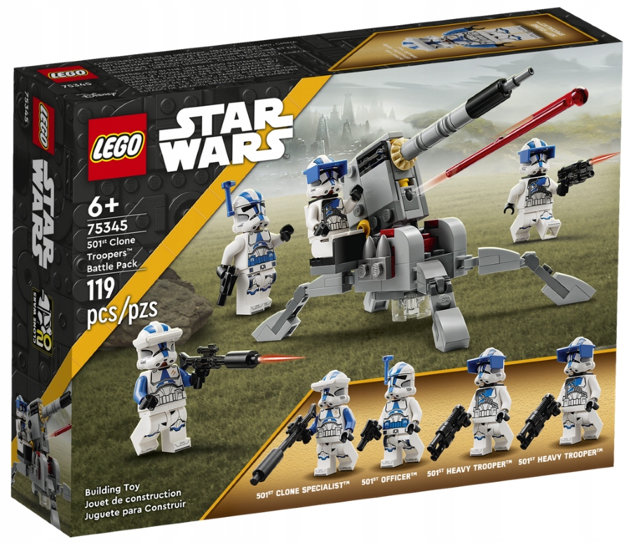 Lego Star Wars 75345 Bojová sada vojáci-klon