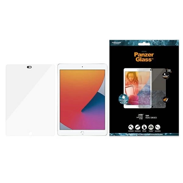 Tvrzené sklo PanzerGlass E2E Super+ s krytem na fotoaparát pro iPad 10.2"