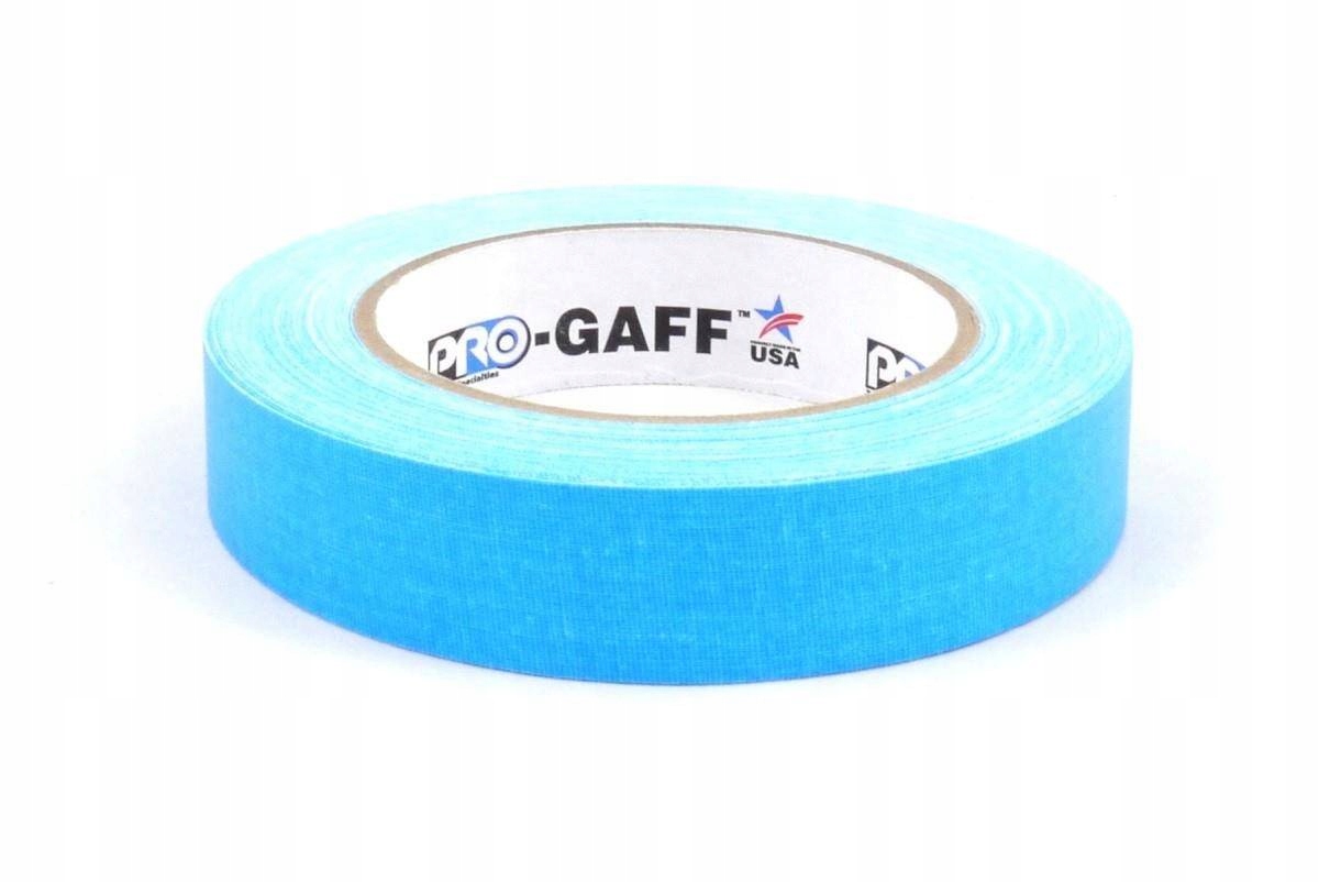 Pro Gaff taśma fluorescencyjna niebieska 24 mm Stan opakowania oryginalne