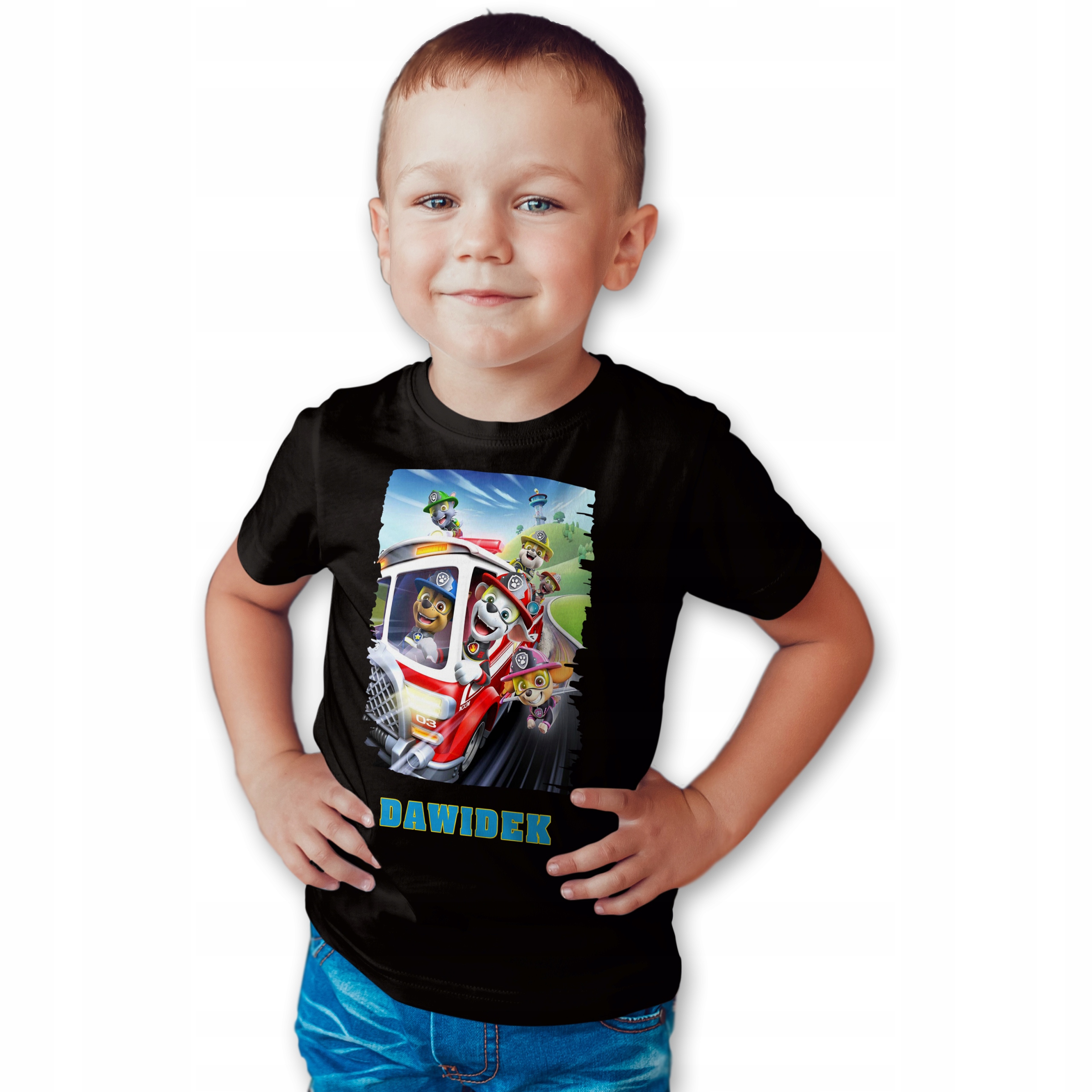 

Koszulka Dziecięca r 110-116 Psi Patrol Twoje Imię