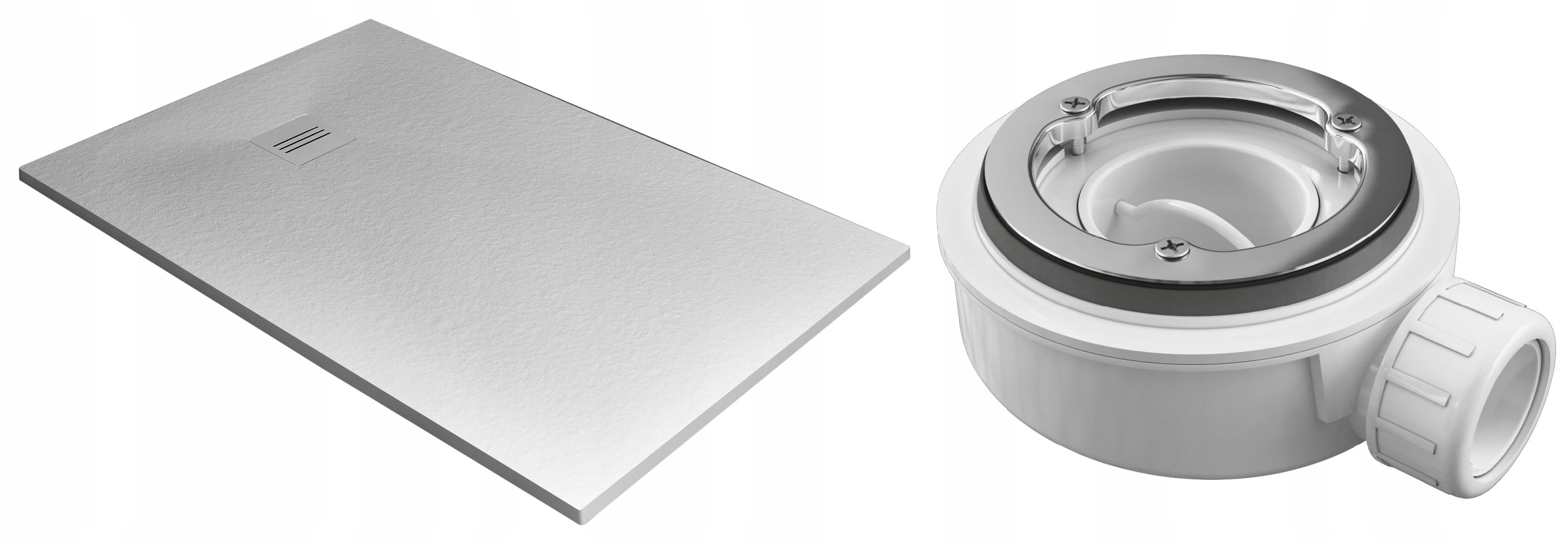 Brodzik biały Kyntos F 120x100 RADAWAY + syfon HS1