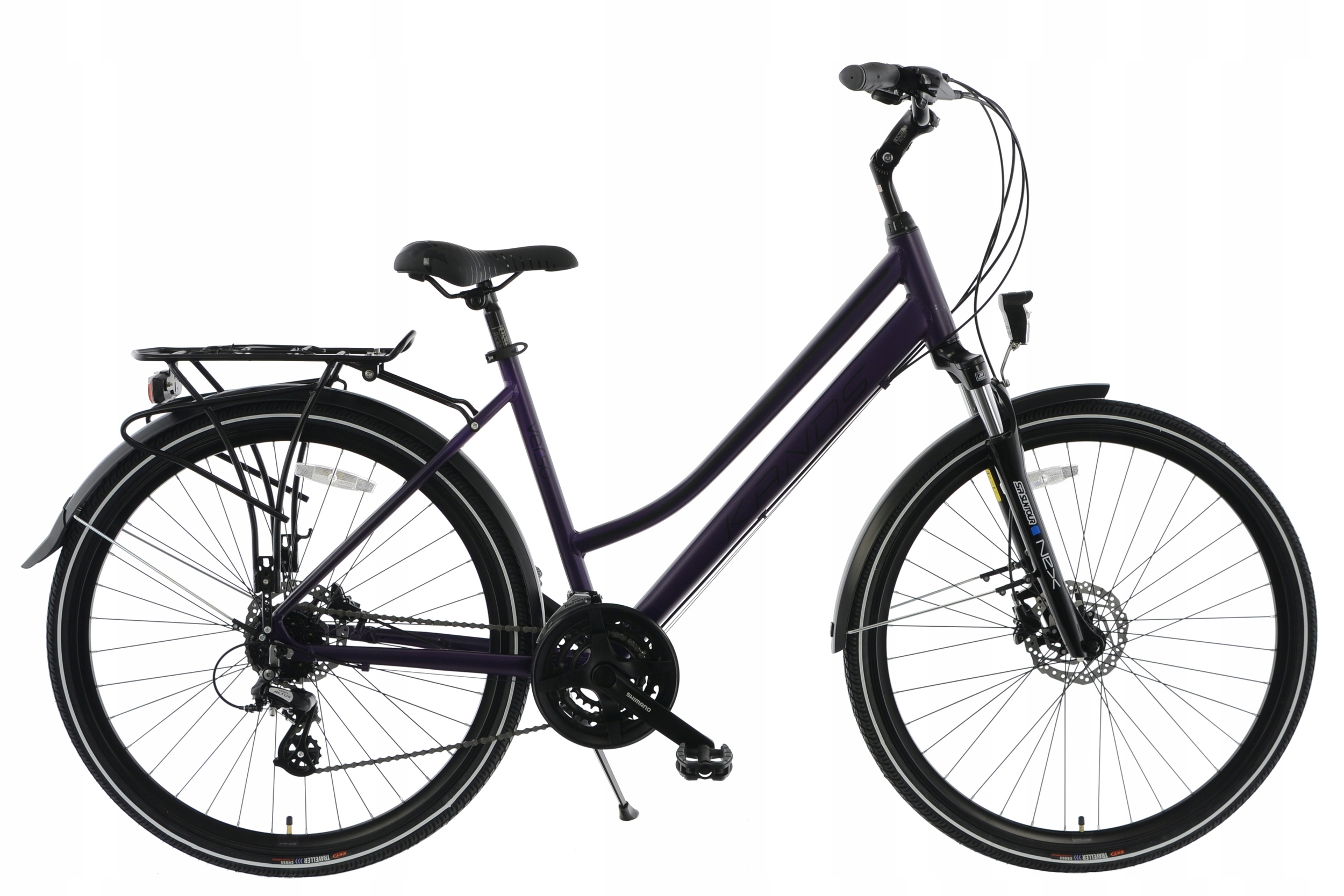 Rower Kands 28 Verso v1 D17 fioletow r23 NOWOŚĆ !!