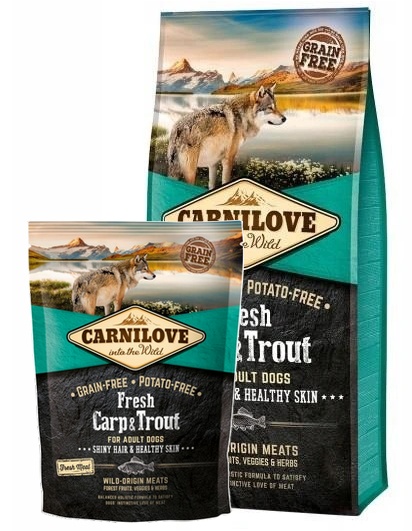 Carnilove Dog Fresh Carp &amp; Trout Adult kapr a pstruh 1,5kg