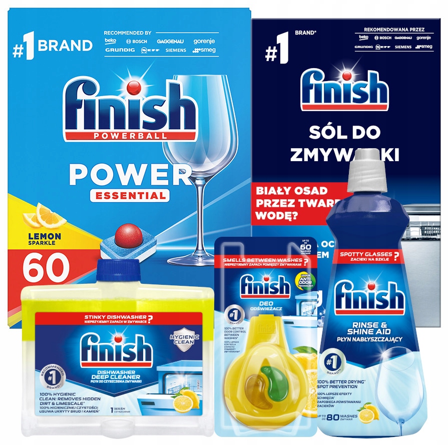 Levně Finish Sada do myčky nádobí Power Essential 5 kusů
